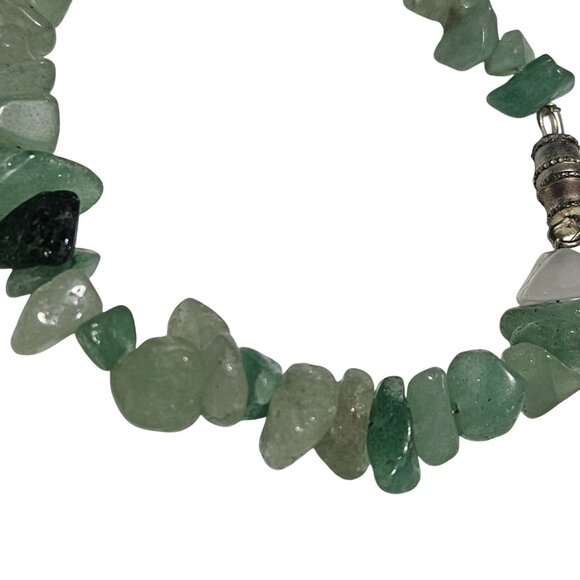 Natural Green Aventurine Chip Bead Bracelet Boho Natural Fashion Jewelry Women - Picture 2 of 4